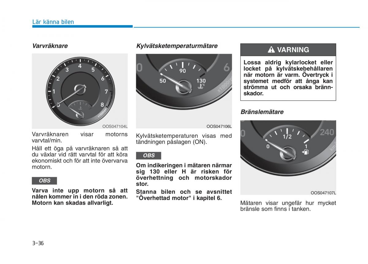 Hyundai Kona instruktionsbok / page 101