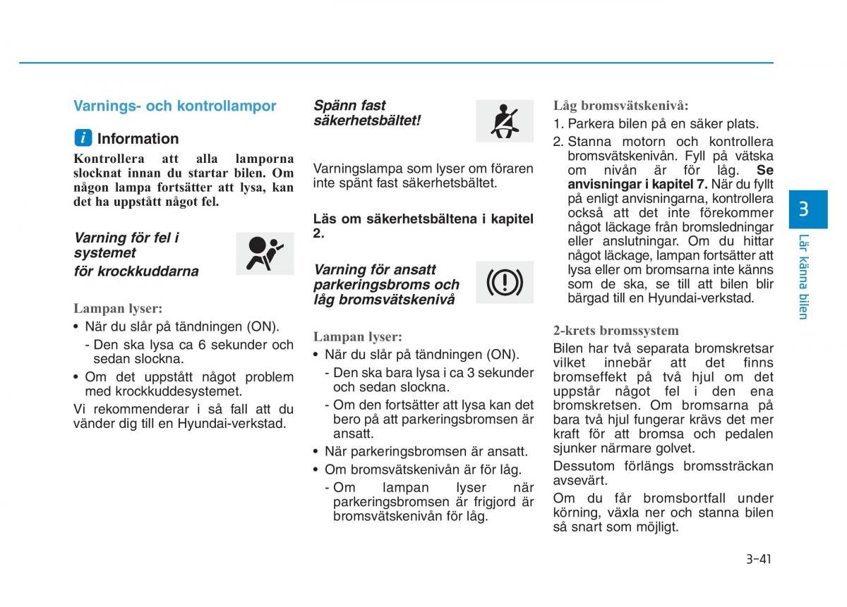 Hyundai Kona instruktionsbok / page 106