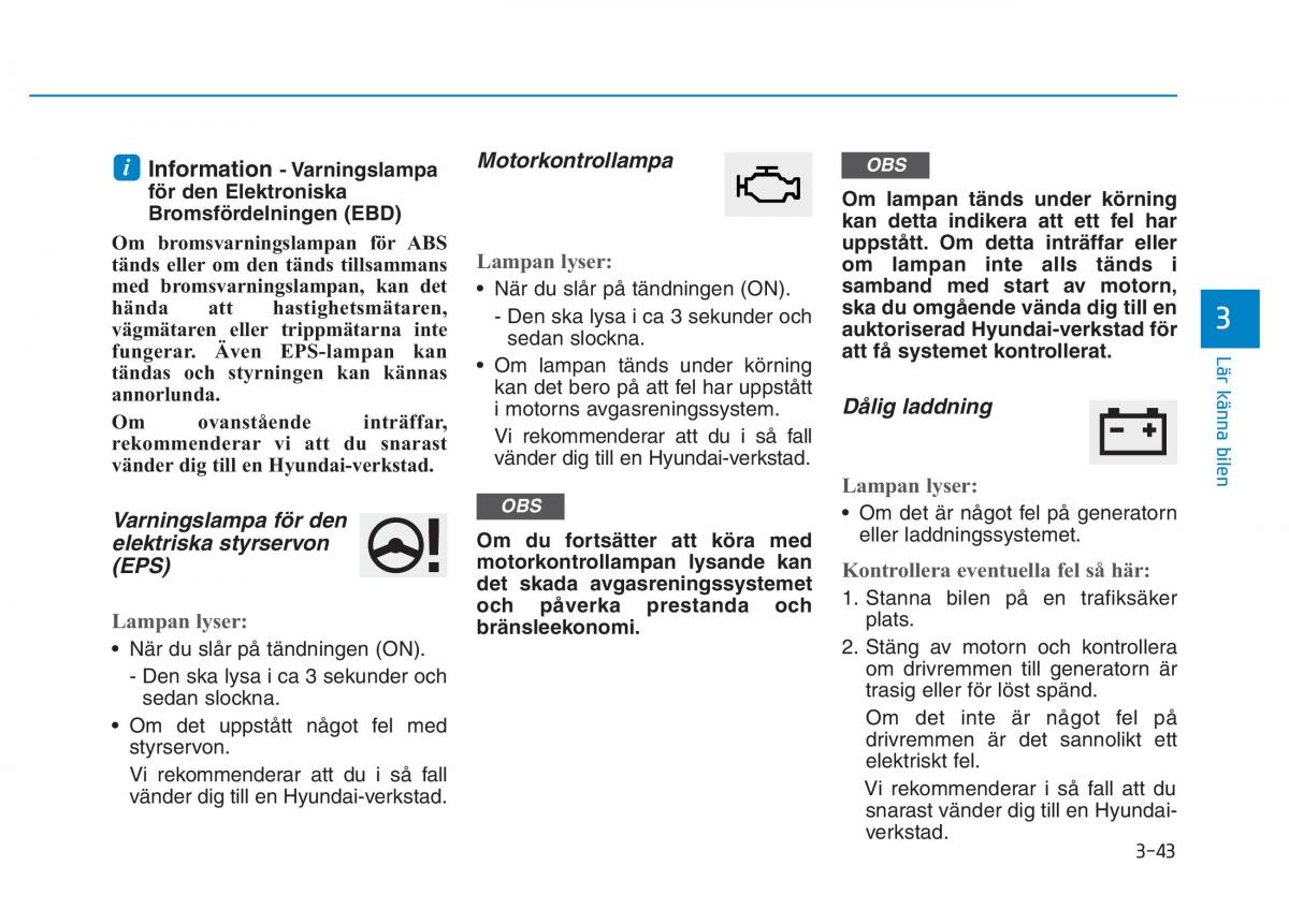 Hyundai Kona instruktionsbok / page 108