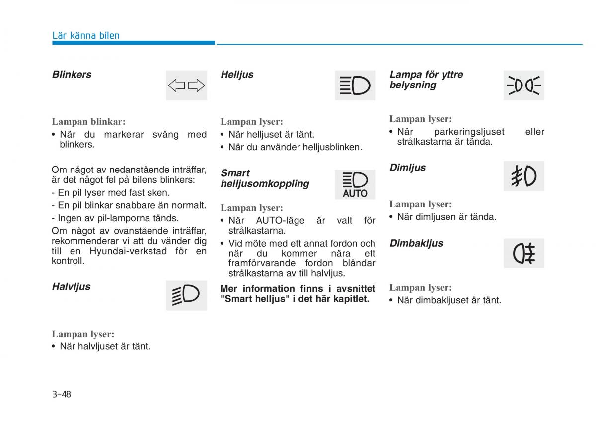 Hyundai Kona instruktionsbok / page 113