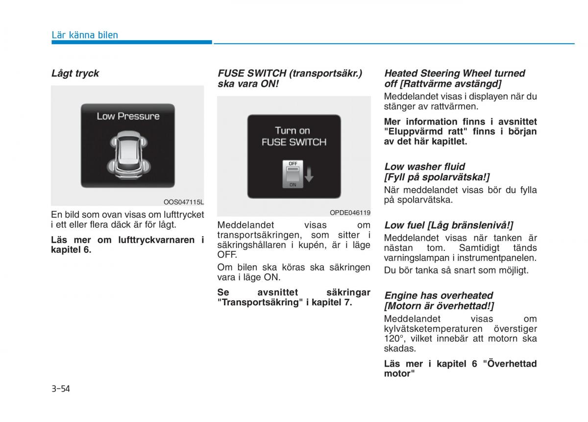 Hyundai Kona instruktionsbok / page 119