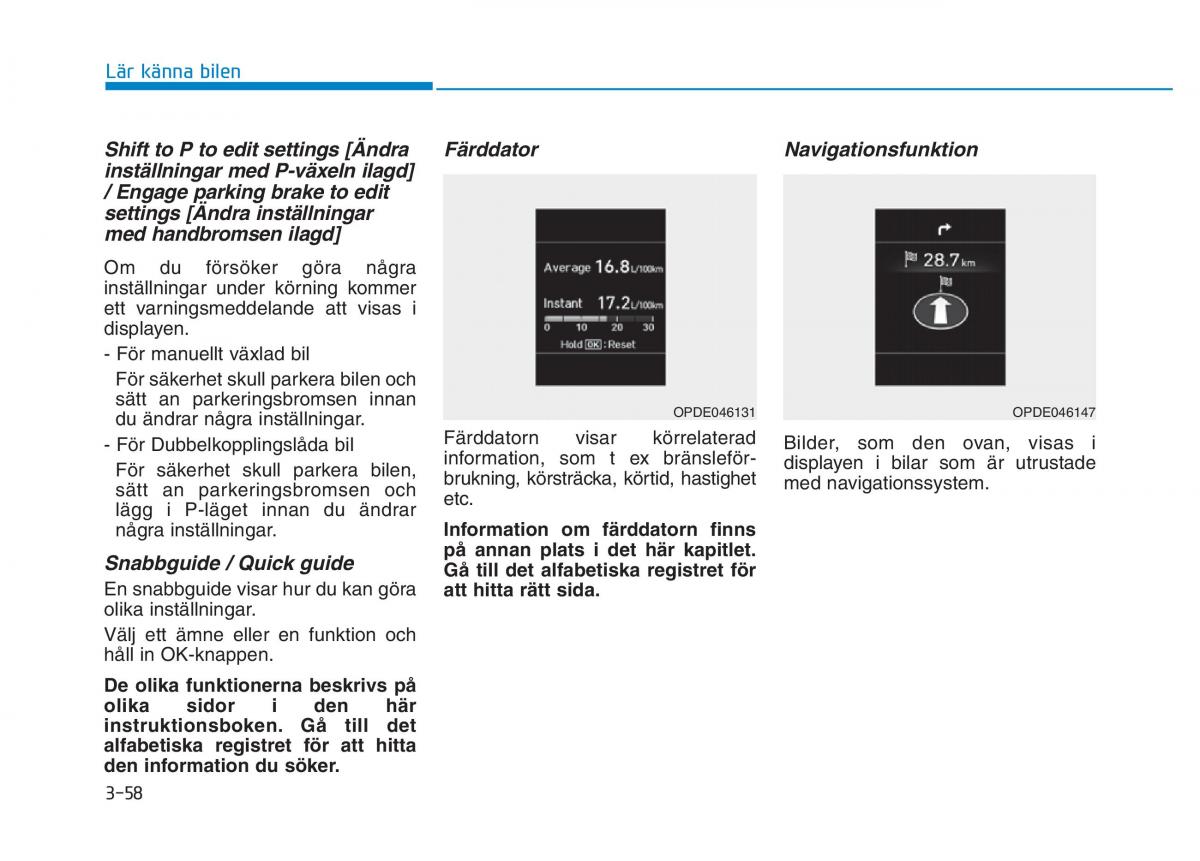 Hyundai Kona instruktionsbok / page 123