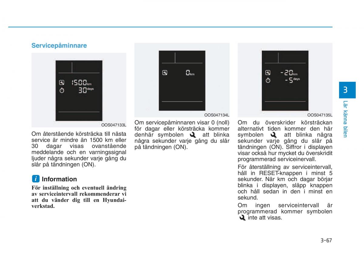 Hyundai Kona instruktionsbok / page 132