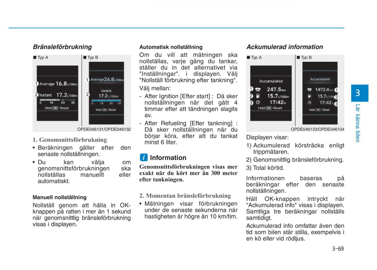 Hyundai Kona instruktionsbok / page 134