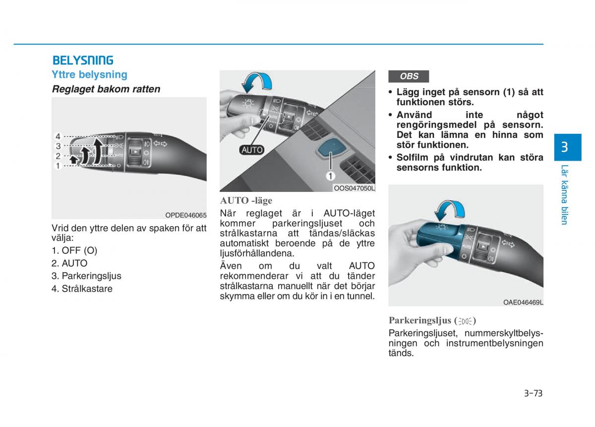 Hyundai Kona instruktionsbok / page 138