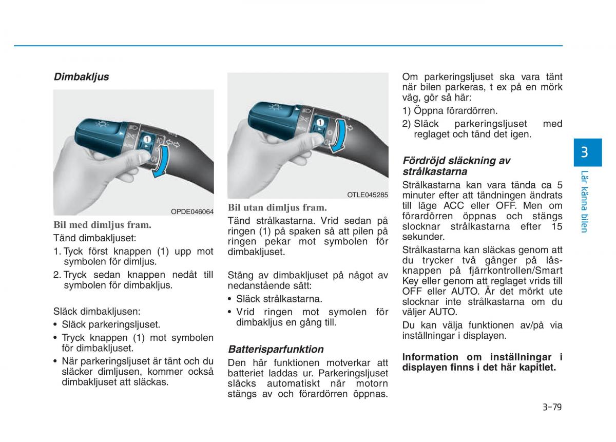 Hyundai Kona instruktionsbok / page 144