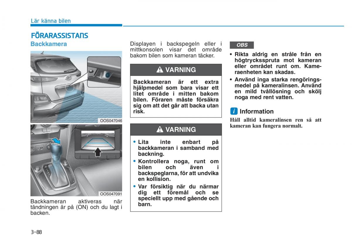 Hyundai Kona instruktionsbok / page 153