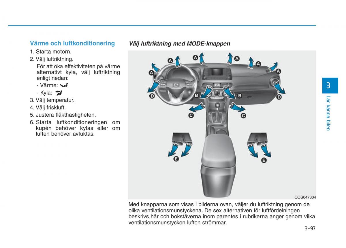 Hyundai Kona instruktionsbok / page 162