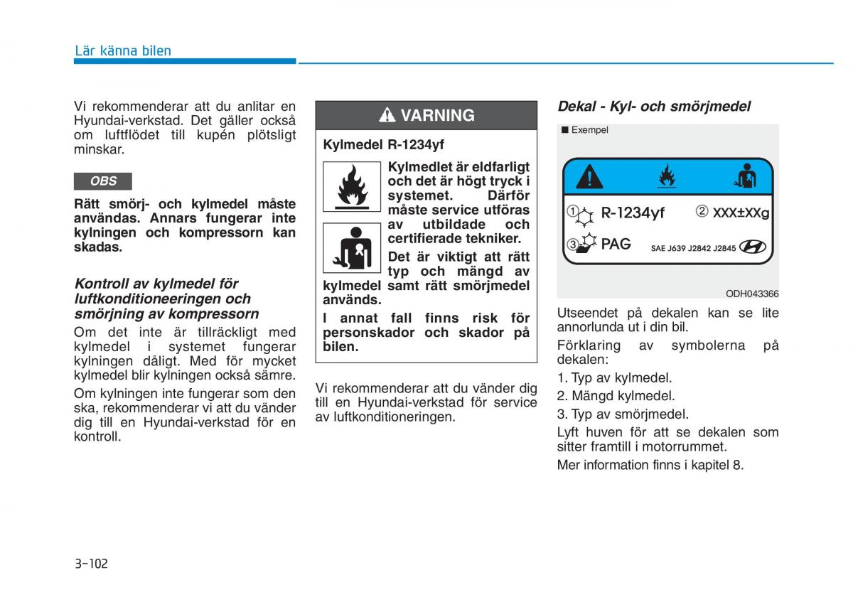 Hyundai Kona instruktionsbok / page 167