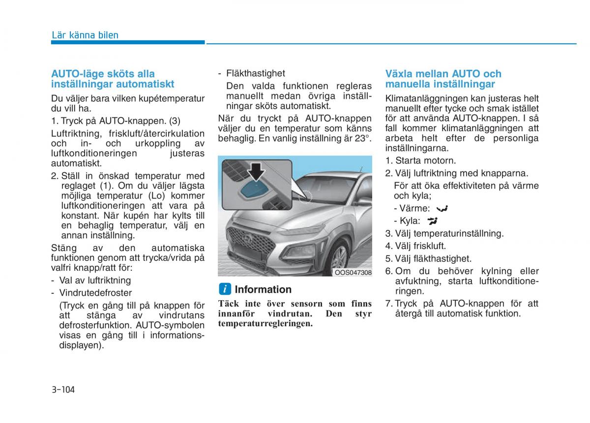 Hyundai Kona instruktionsbok / page 169