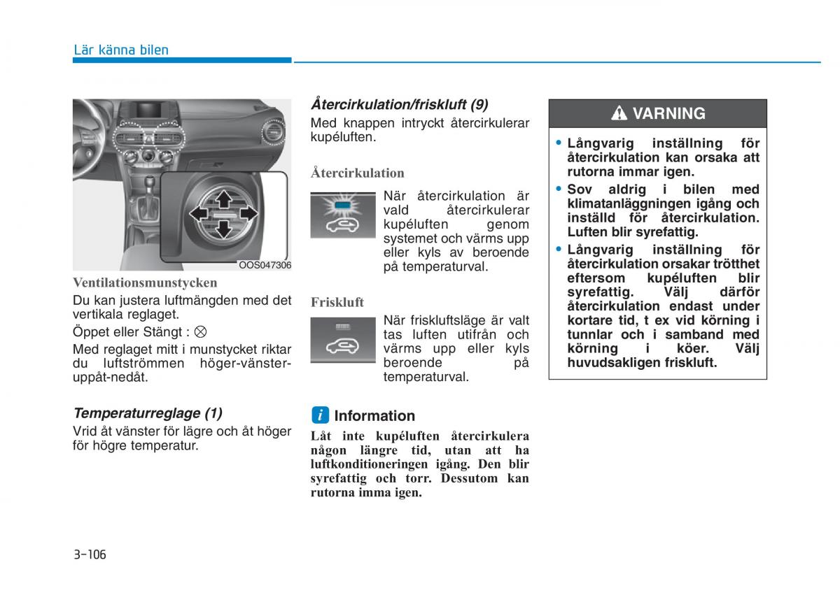 Hyundai Kona instruktionsbok / page 171