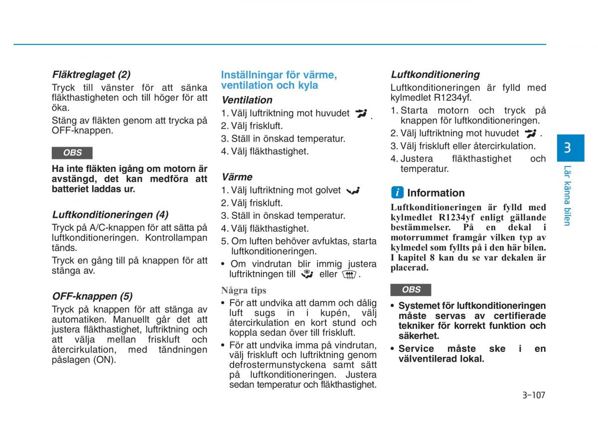 Hyundai Kona instruktionsbok / page 172