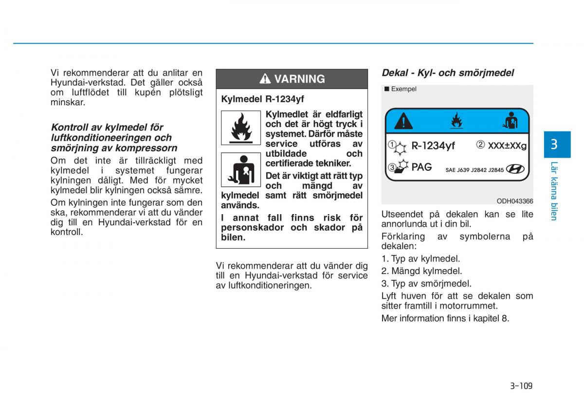 Hyundai Kona instruktionsbok / page 174