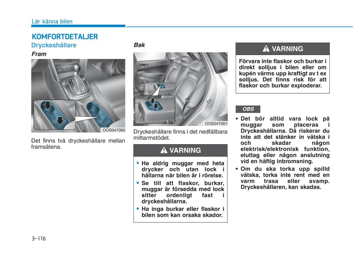 Hyundai Kona instruktionsbok / page 181