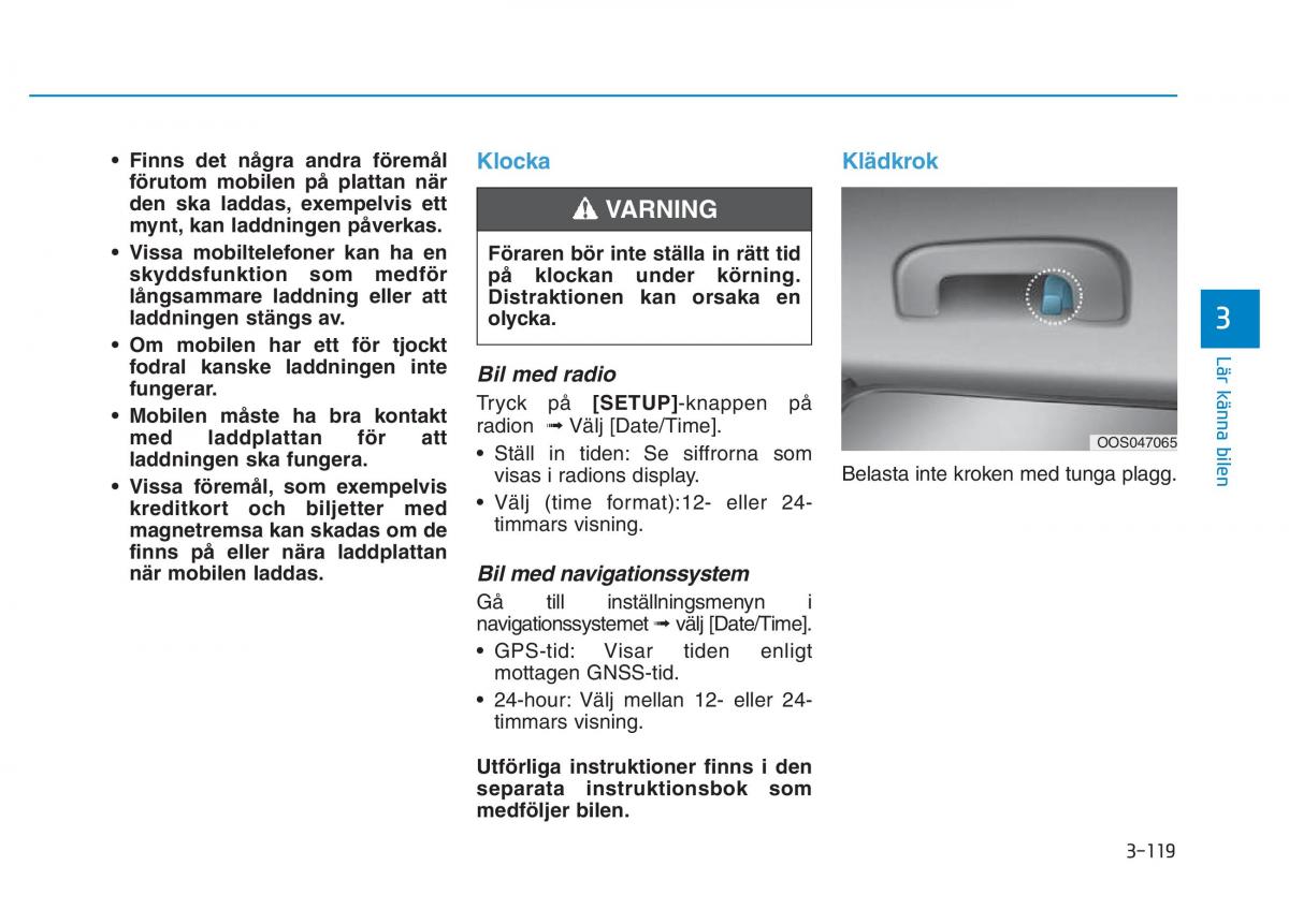 Hyundai Kona instruktionsbok / page 184