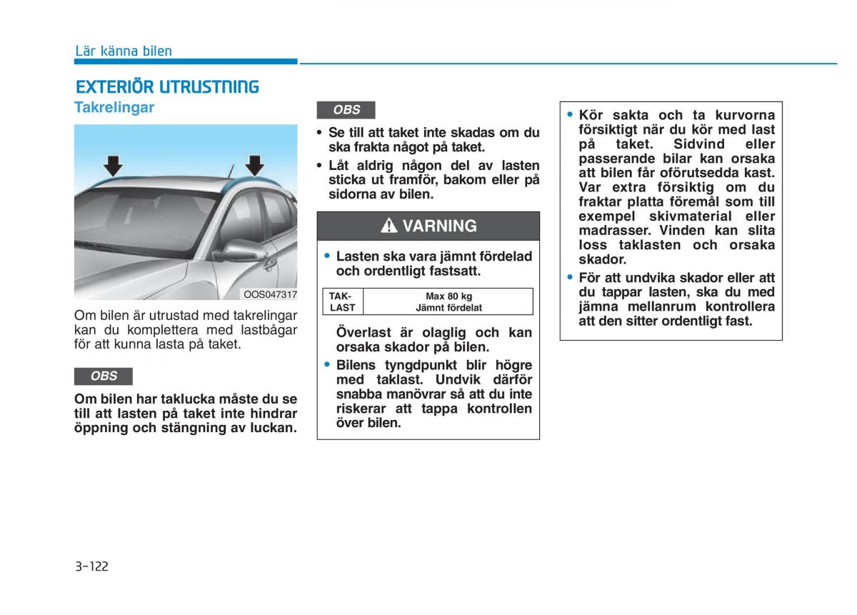 Hyundai Kona instruktionsbok / page 187