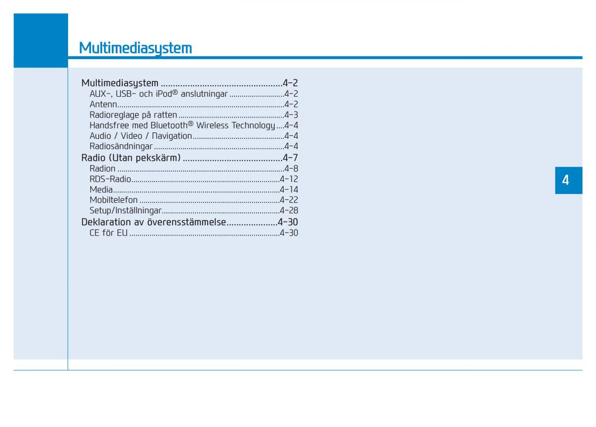 Hyundai Kona instruktionsbok / page 188