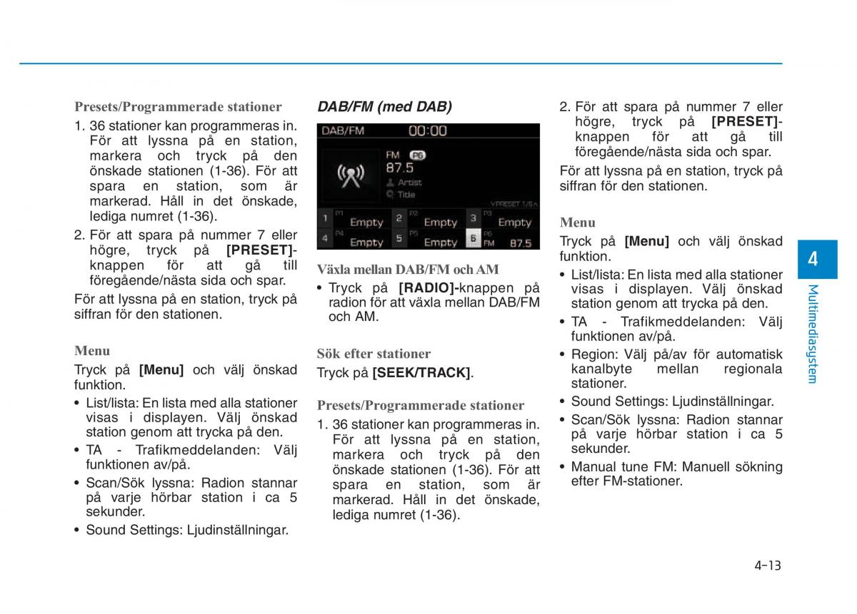 Hyundai Kona instruktionsbok / page 200