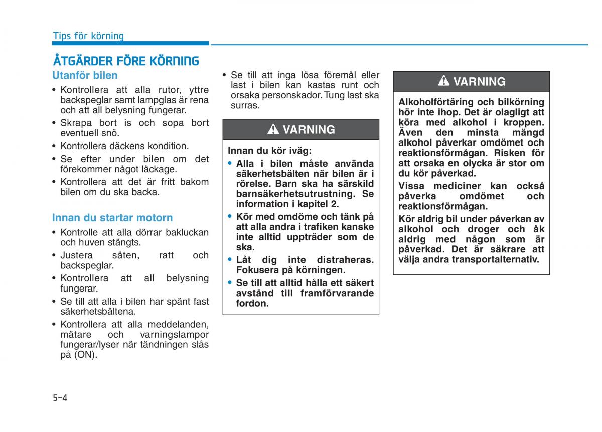 Hyundai Kona instruktionsbok / page 221