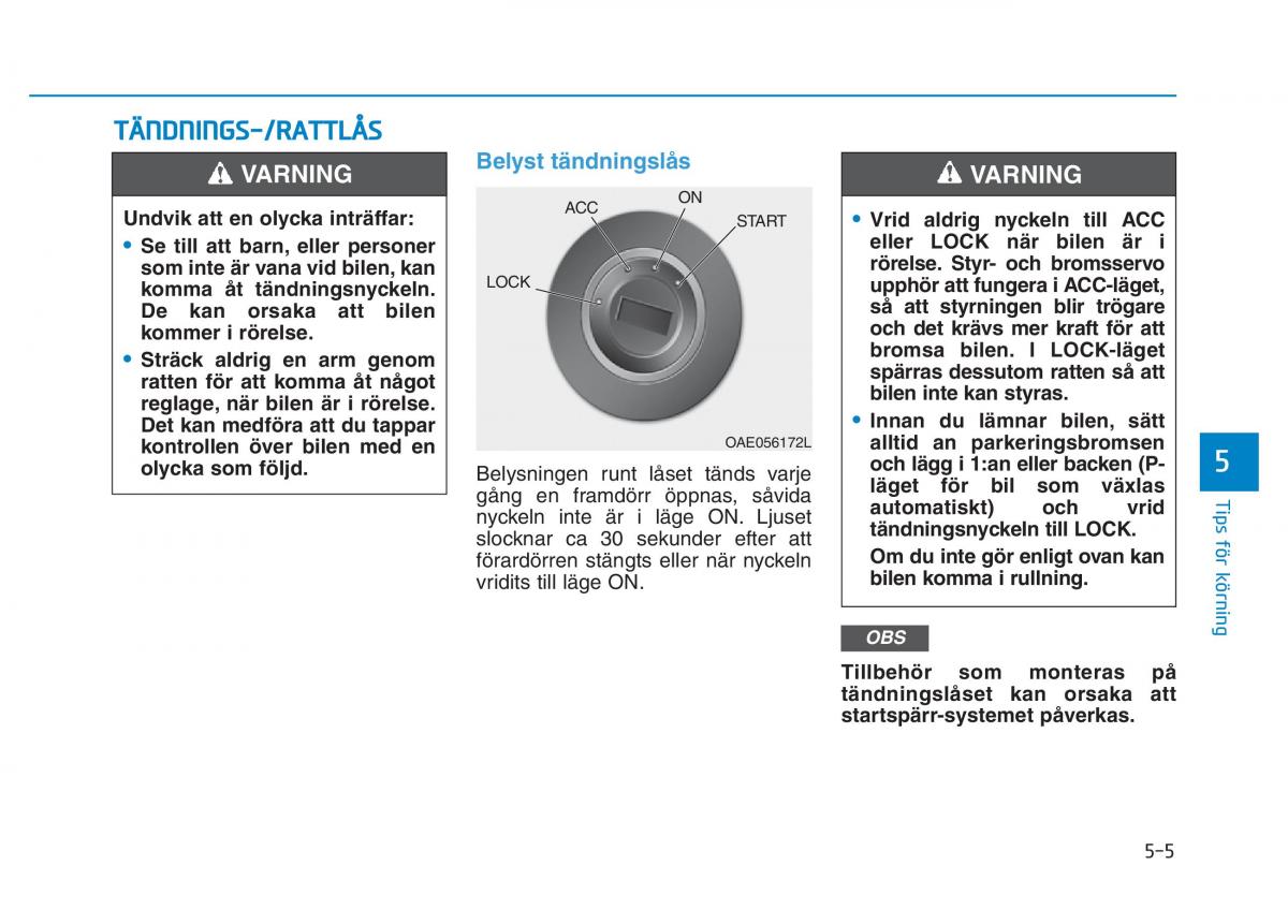 Hyundai Kona instruktionsbok / page 222