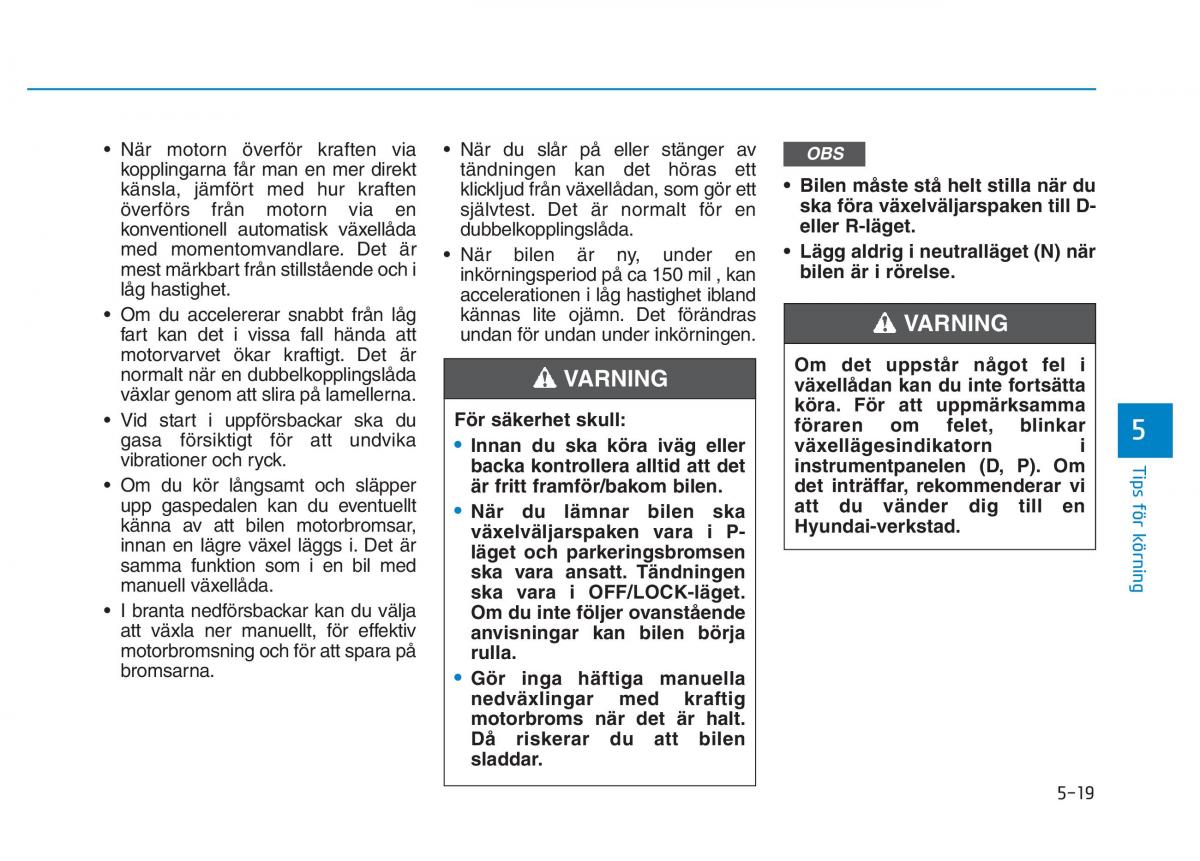 Hyundai Kona instruktionsbok / page 236