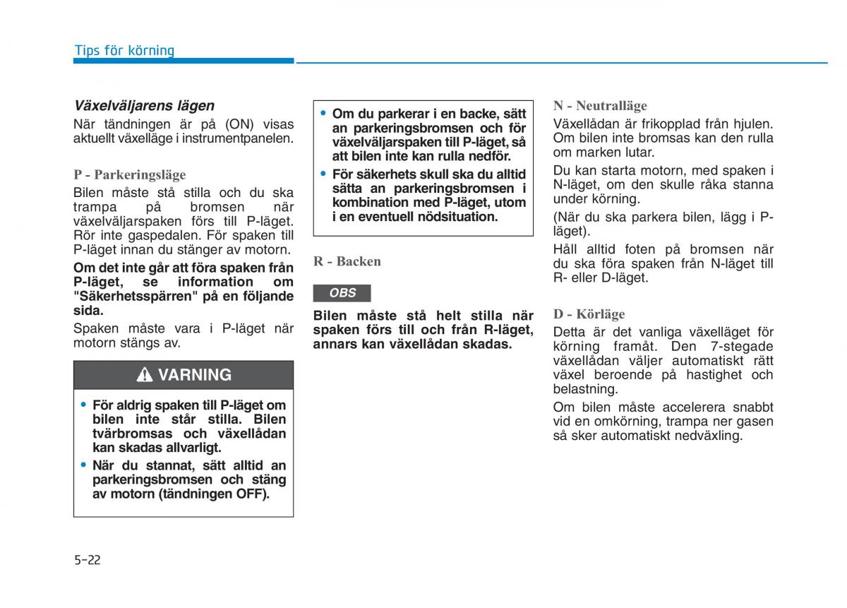 Hyundai Kona instruktionsbok / page 239