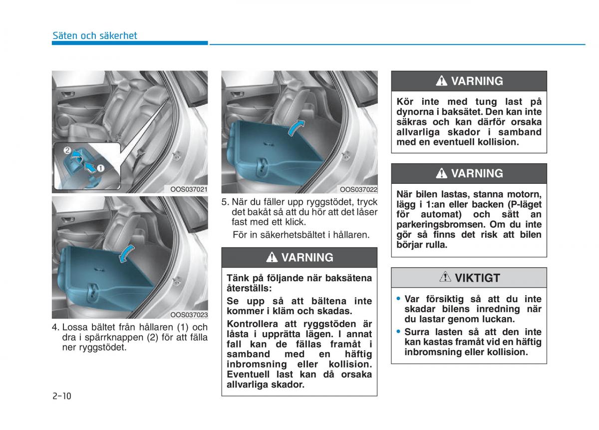 Hyundai Kona instruktionsbok / page 25