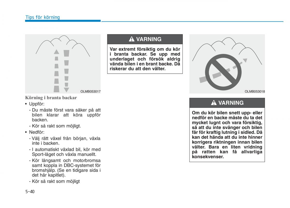 Hyundai Kona instruktionsbok / page 257