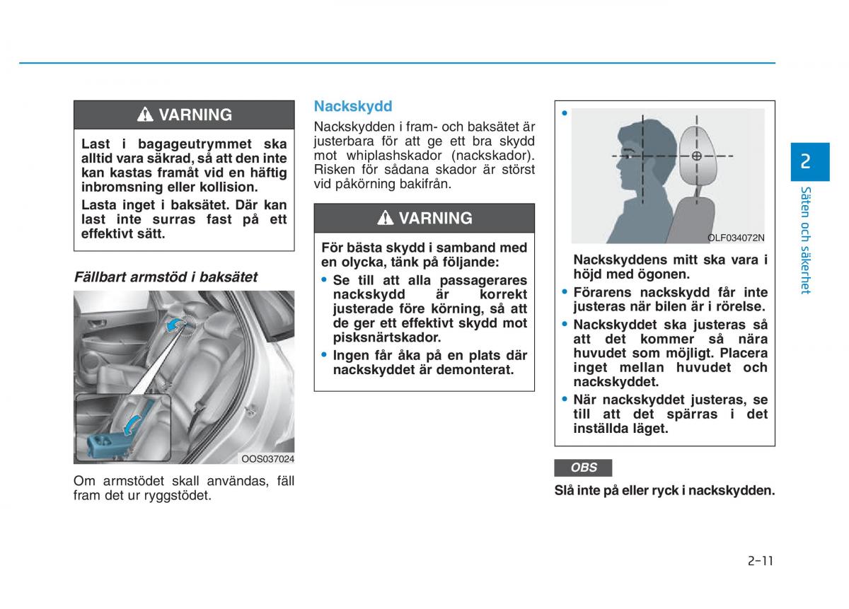 Hyundai Kona instruktionsbok / page 26