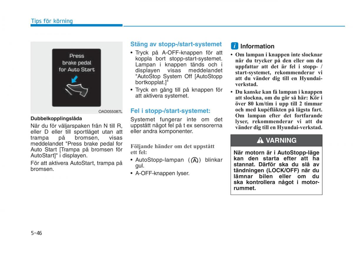 Hyundai Kona instruktionsbok / page 263