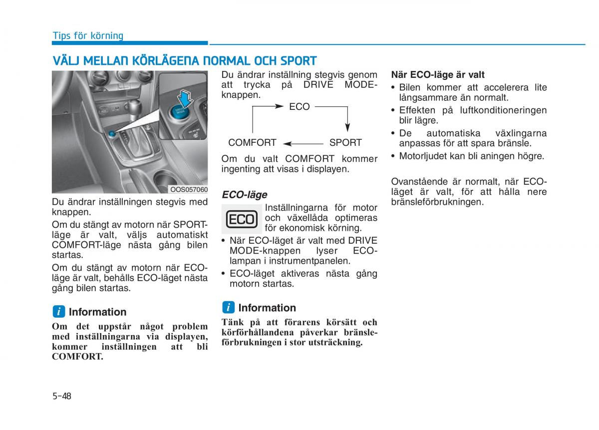 Hyundai Kona instruktionsbok / page 265