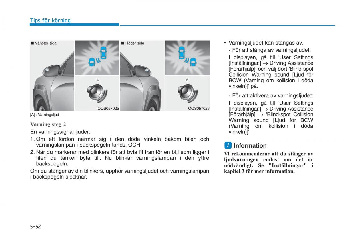 Hyundai Kona instruktionsbok / page 269