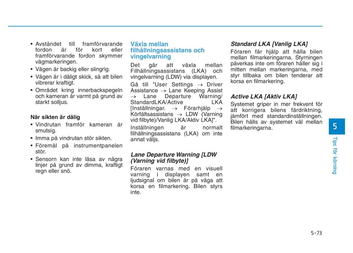 Hyundai Kona instruktionsbok / page 290