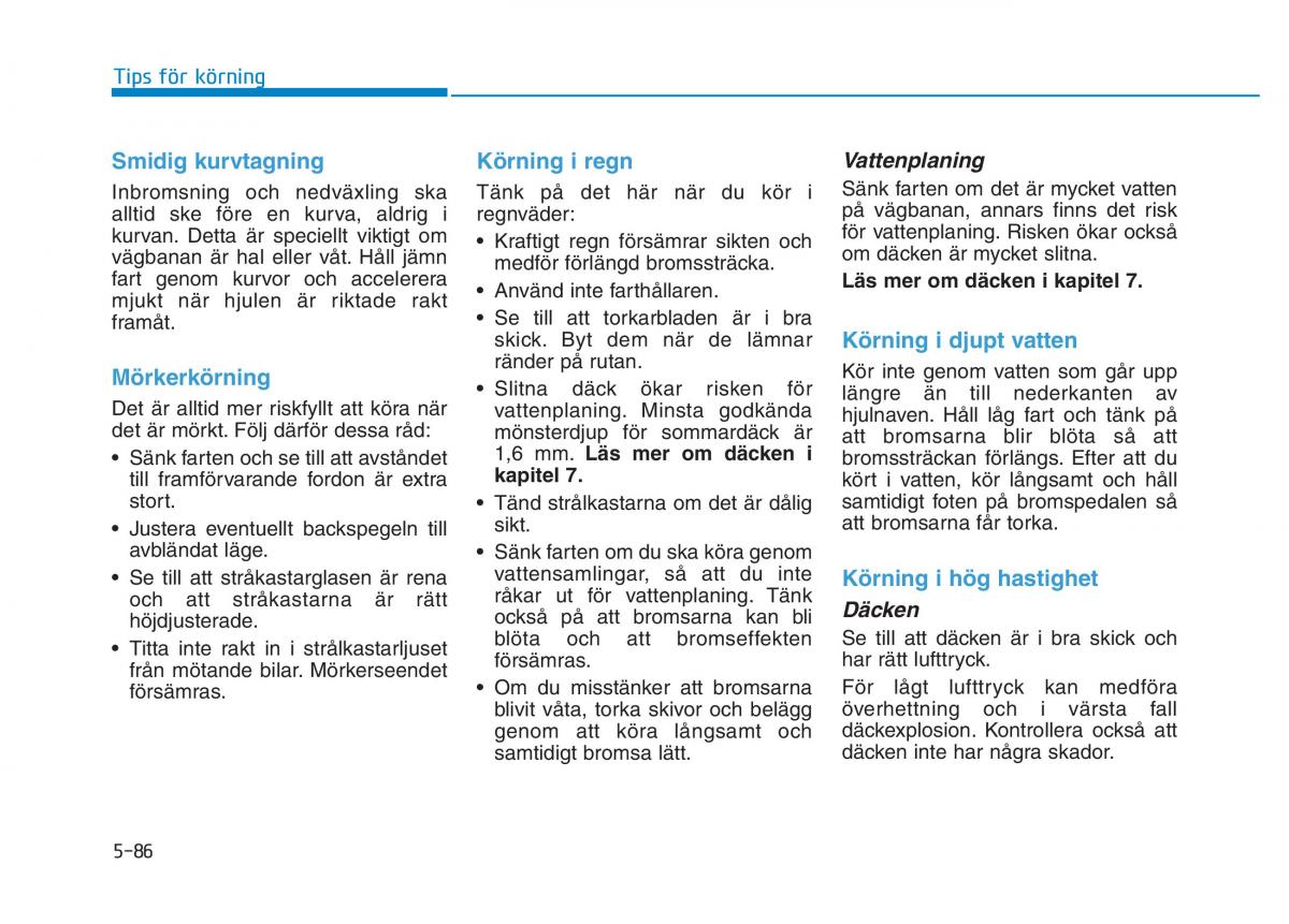 Hyundai Kona instruktionsbok / page 303