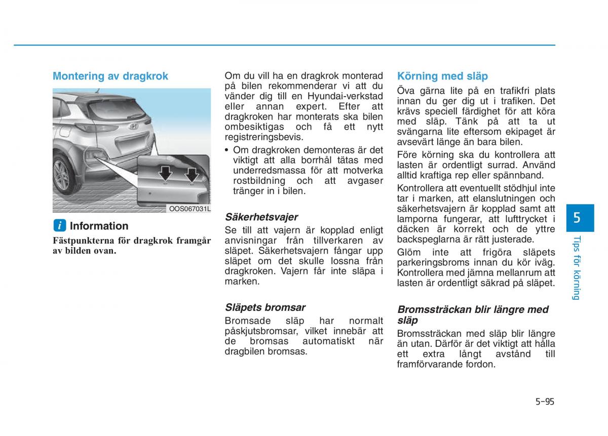 Hyundai Kona instruktionsbok / page 312