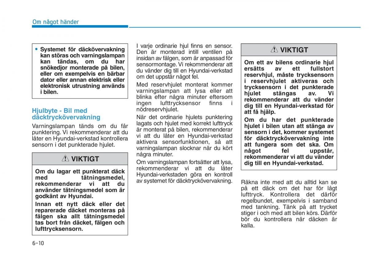 Hyundai Kona instruktionsbok / page 326