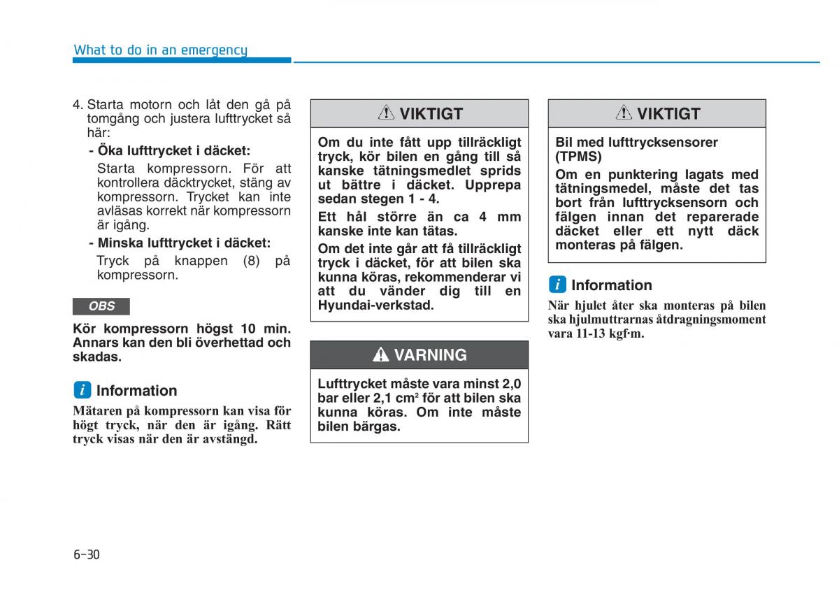 Hyundai Kona instruktionsbok / page 346