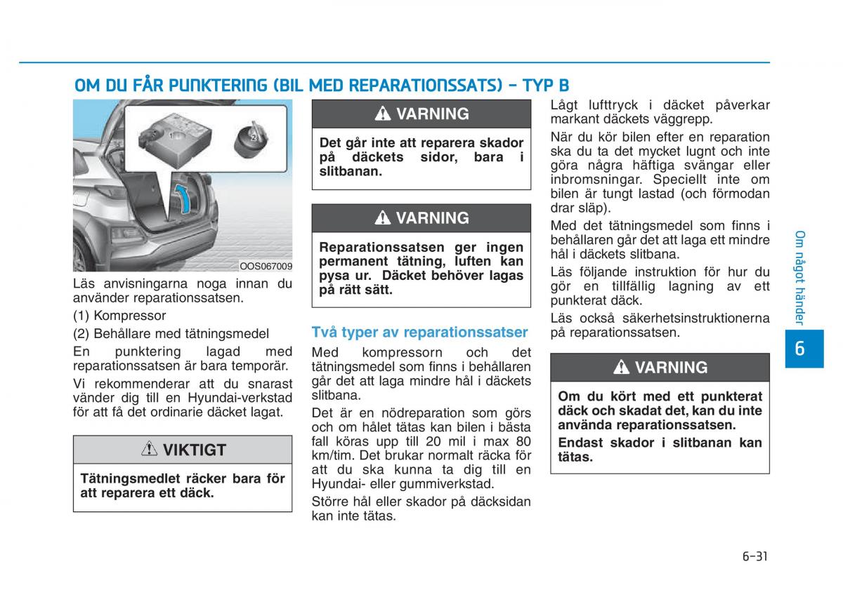 Hyundai Kona instruktionsbok / page 347