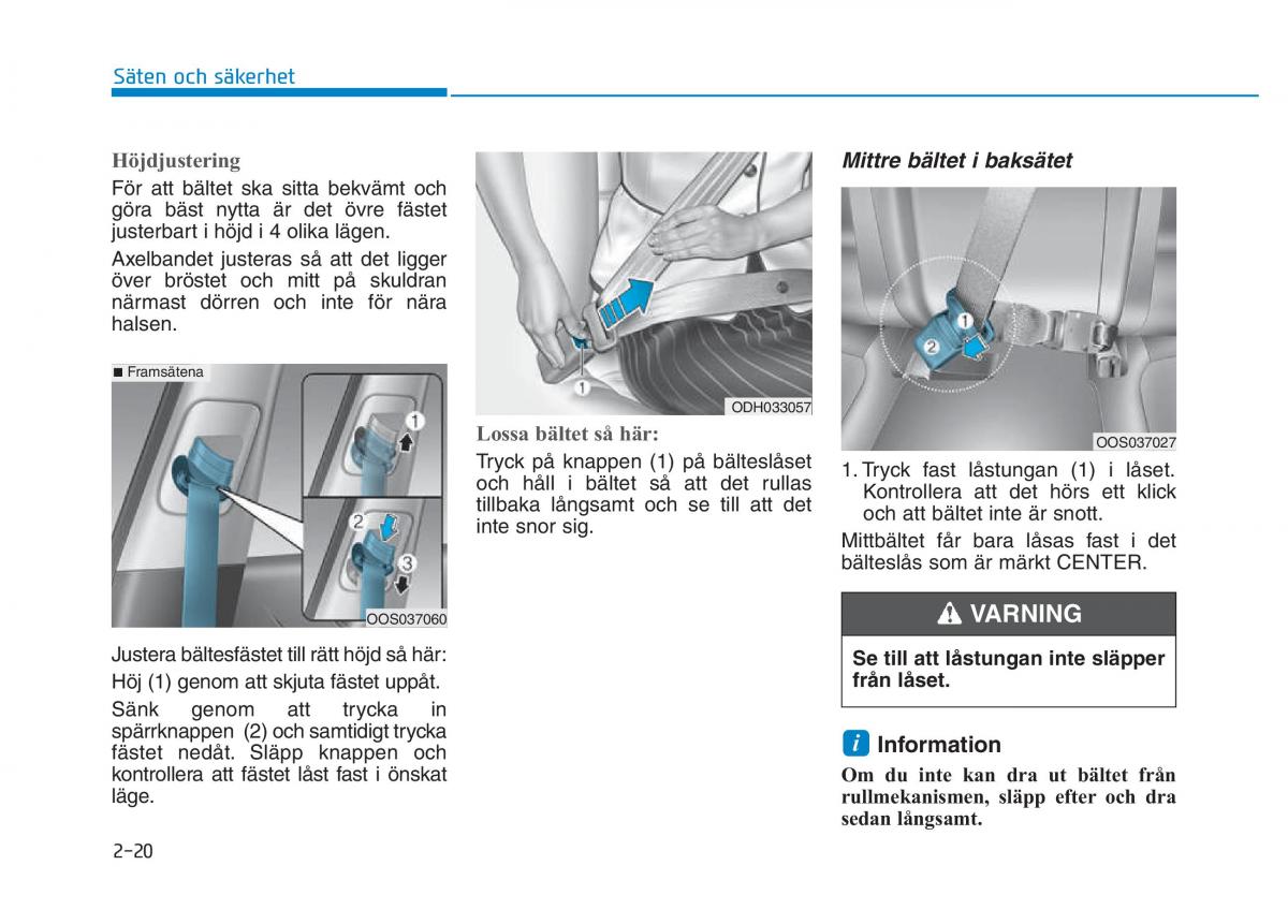 Hyundai Kona instruktionsbok / page 35