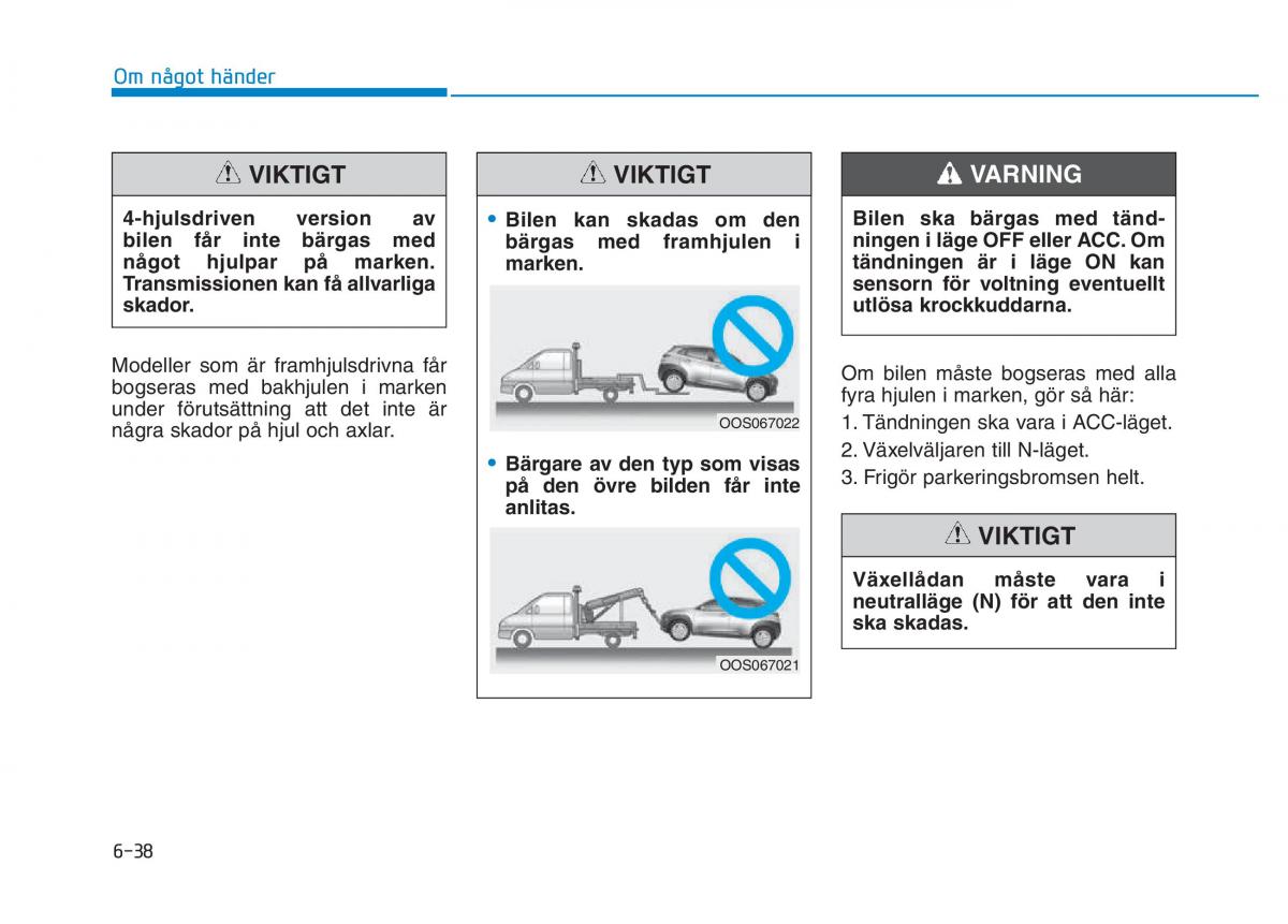 Hyundai Kona instruktionsbok / page 354