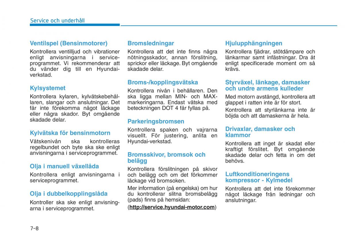 Hyundai Kona instruktionsbok / page 365