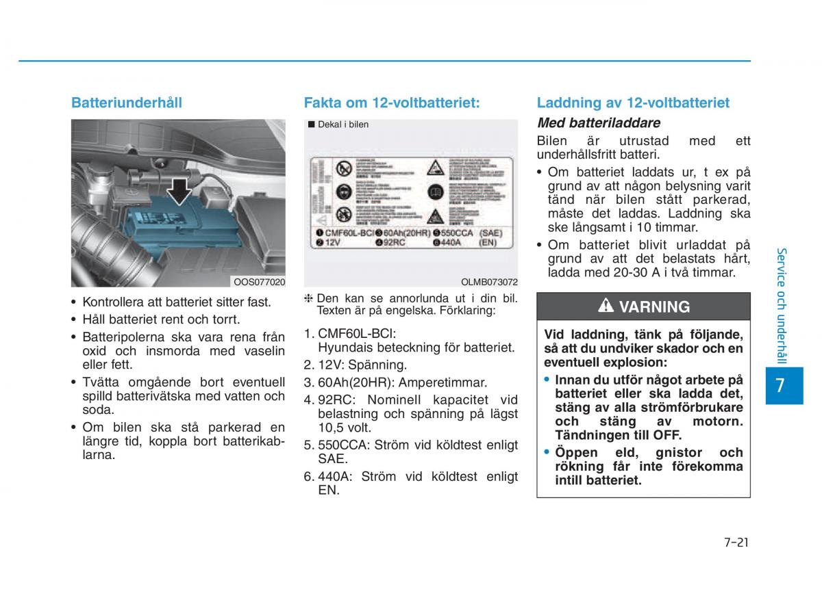 Hyundai Kona instruktionsbok / page 378