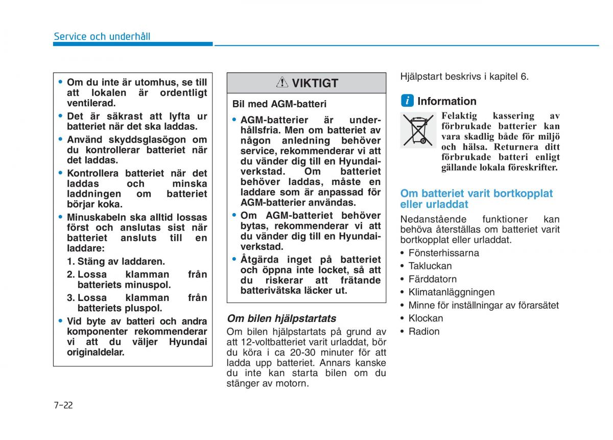 Hyundai Kona instruktionsbok / page 379