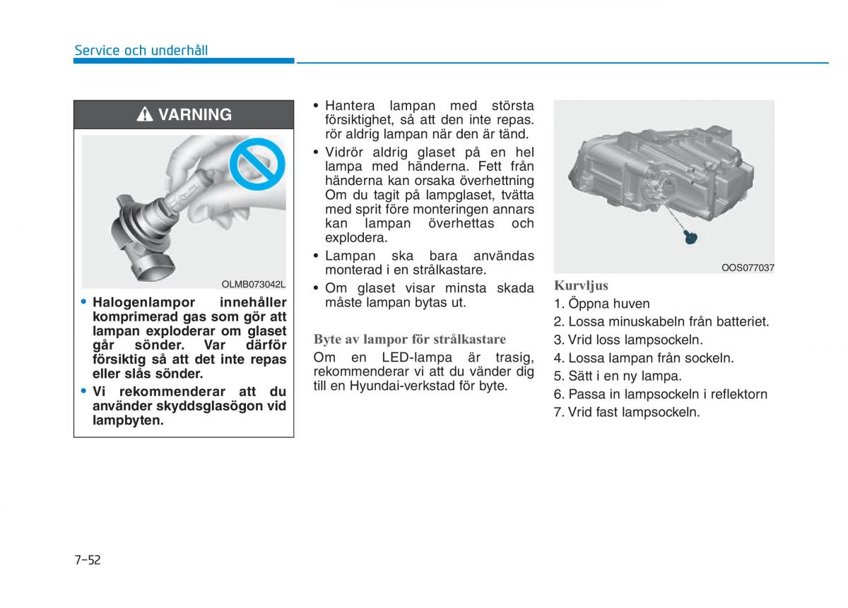 Hyundai Kona instruktionsbok / page 409