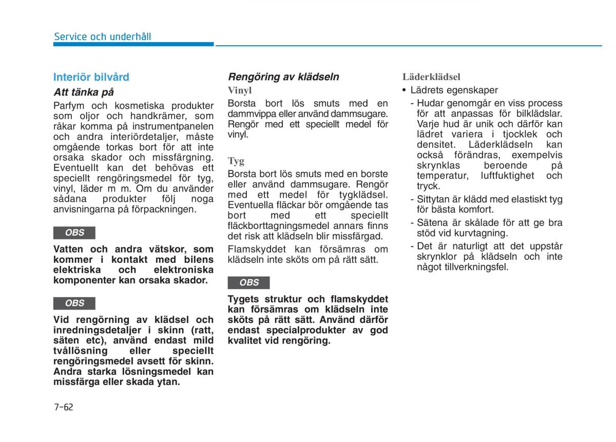 Hyundai Kona instruktionsbok / page 419