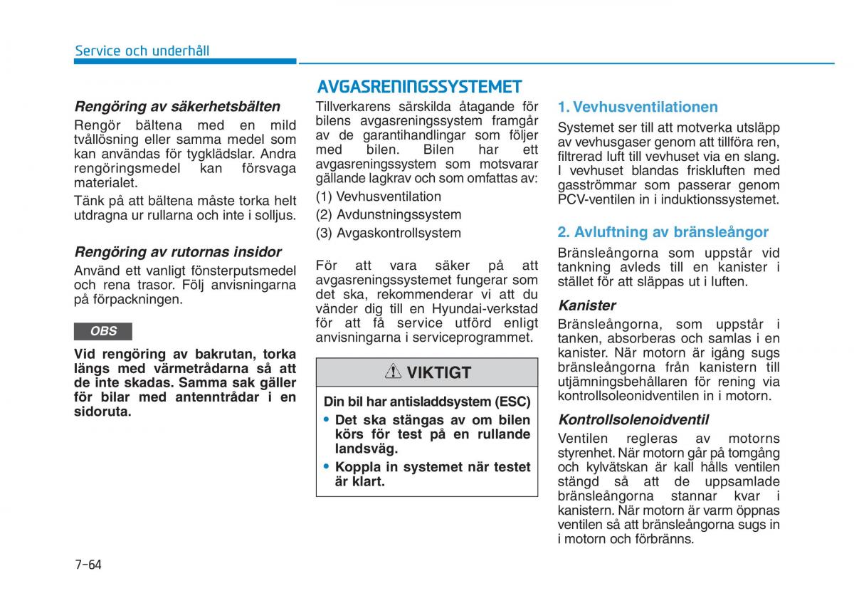 Hyundai Kona instruktionsbok / page 421