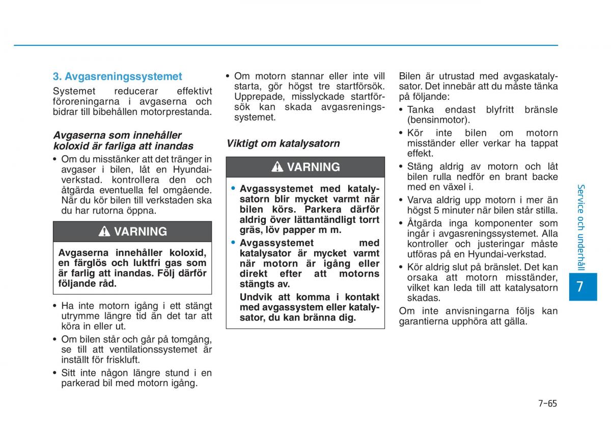 Hyundai Kona instruktionsbok / page 422