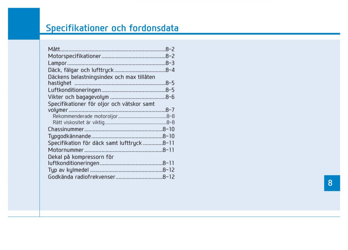 Hyundai Kona instruktionsbok / page 423