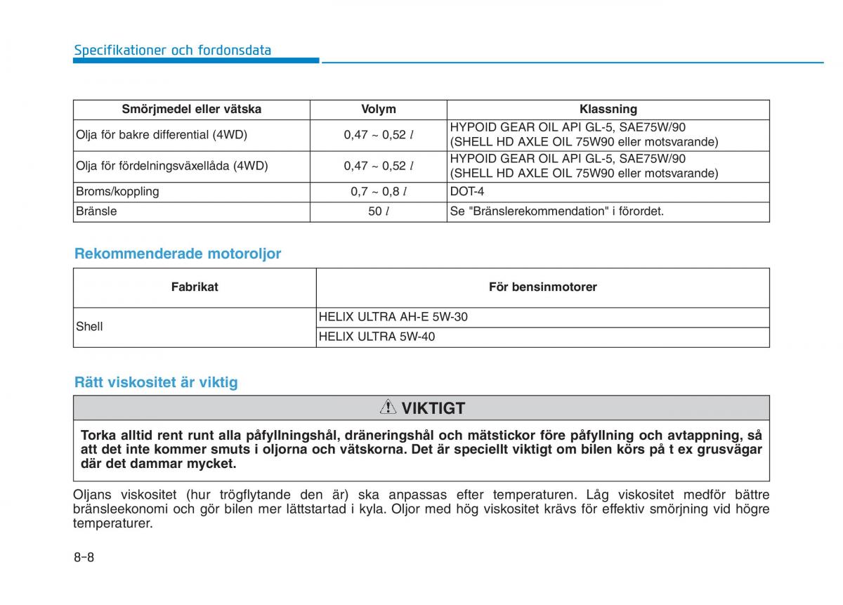 Hyundai Kona instruktionsbok / page 430