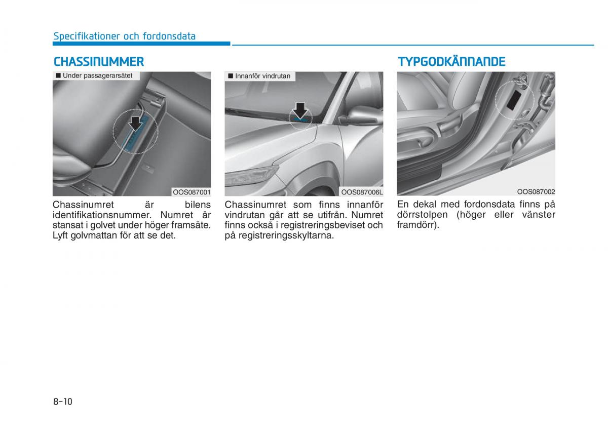 Hyundai Kona instruktionsbok / page 432